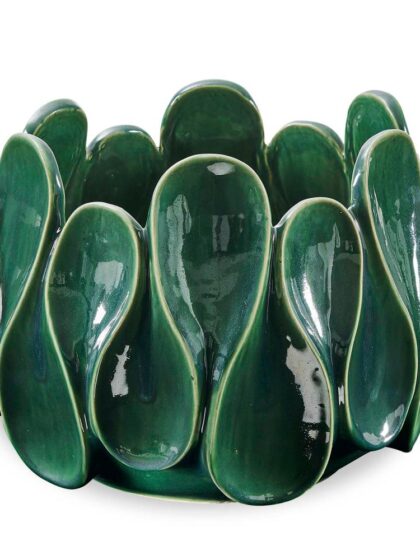 Uttermost Petal Pinch Indoor-Outdoor Bowl