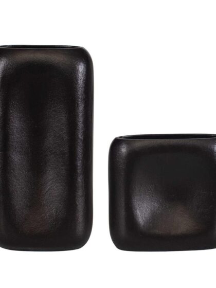 Uttermost Anodic Dark Brown Vases Set/2