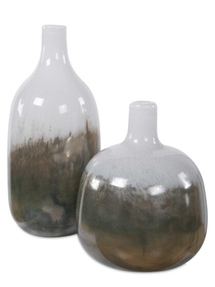 Uttermost Cardoni Smoke Vases, S/2