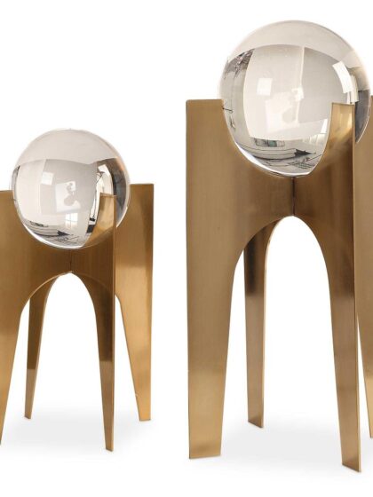 Uttermost Ellianna Crystal Spheres Set/2