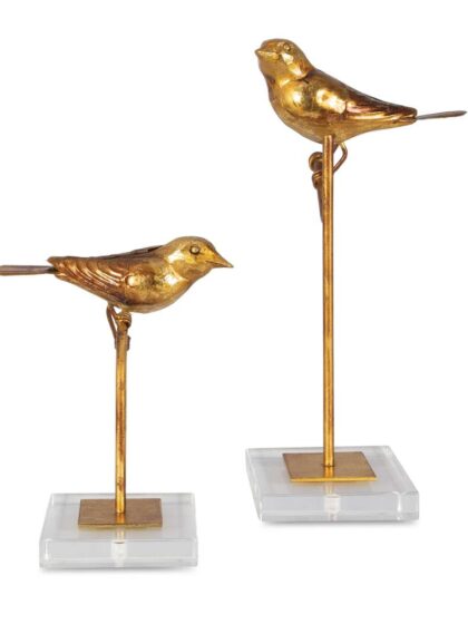Uttermost Passerines Bird Sculptures Set/2