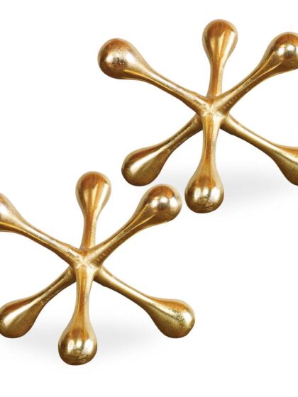 Uttermost Harlan Brass Objects Set/2