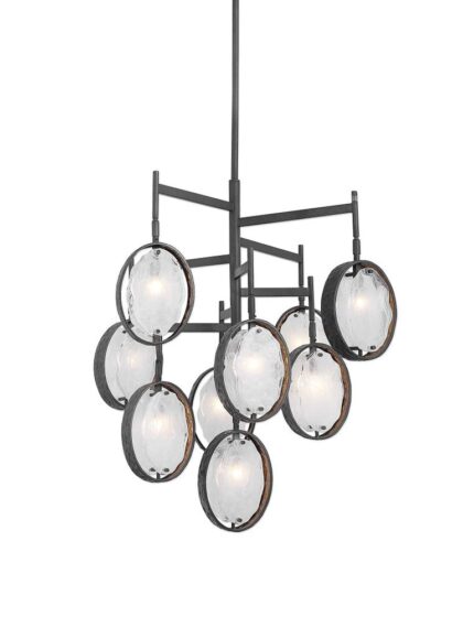 Uttermost Maxin Dark Bronze 9 Light Chandelier