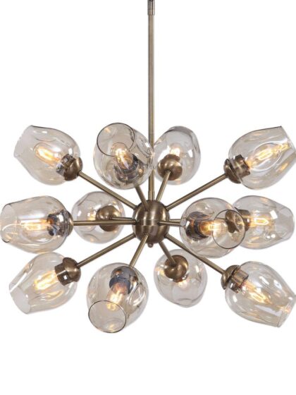 Uttermost Chet 12 Light Sputnik Chandelier