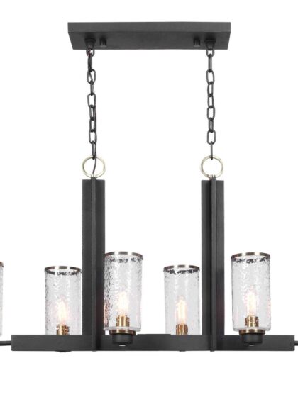 Uttermost Jarsdel 6 Light Industrial Island Light
