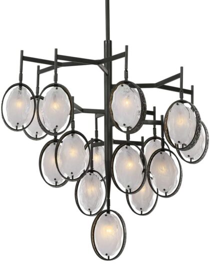 Uttermost Maxin 15 Light Large Bronze Chandelier