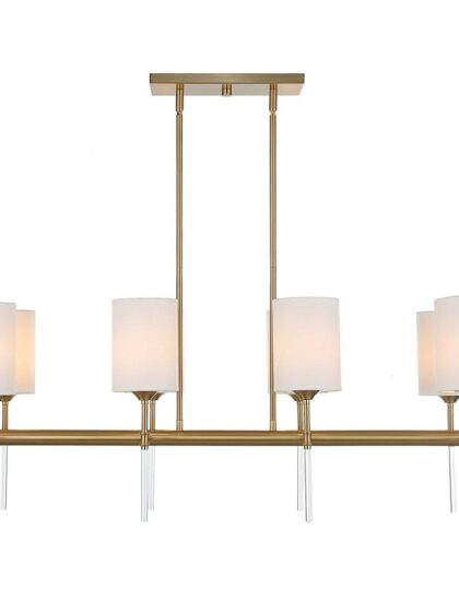 Uttermost Awyr 8 Light Linear Chandelier