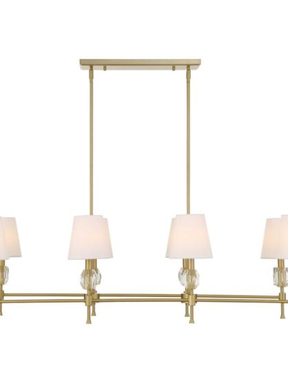 Uttermost Arques 8 Light Linear Chandelier