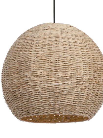 Uttermost Seagrass 1 Light Dome Pendant