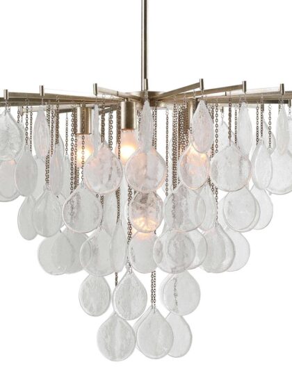 Uttermost Goccia 6 Light Tear Drop Glass Pendant