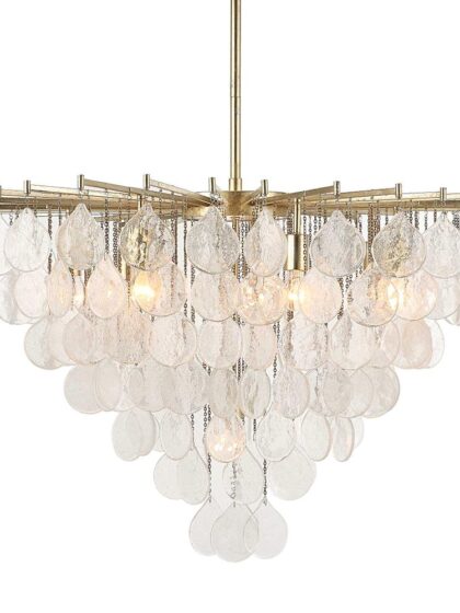 Uttermost Goccia 8 Light Tear Drop Glass Pendant