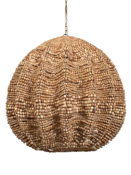 Uttermost Kauri 5 Light Wooden Bead Pendant