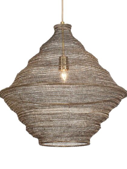 Uttermost Sigh Woven Brass 1 Light Pendant