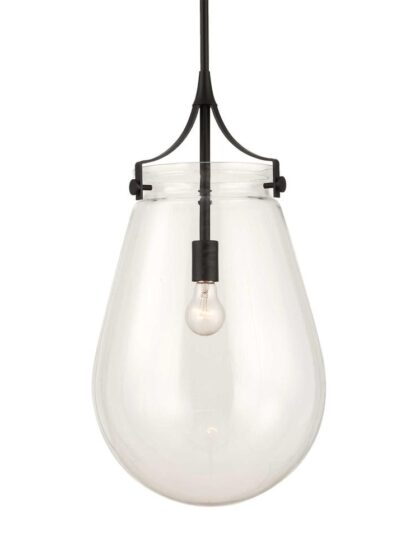 Uttermost Dewdrop 1 Light Glass Shade Pendant