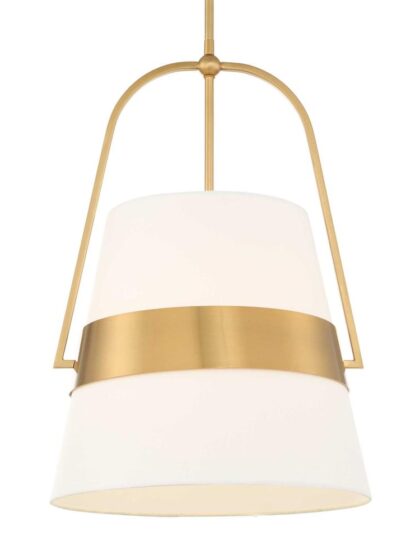 Uttermost Harness 1 Light Shade Pendant
