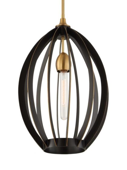Uttermost Darby 1 Light Architectural Oval Pendant