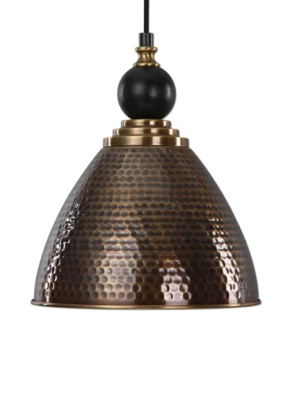 Uttermost Adastra 1 Light Antique Brass Pendant