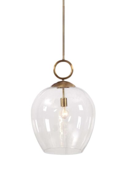 Uttermost Calix Large Blown Glass 1 Light Pendant