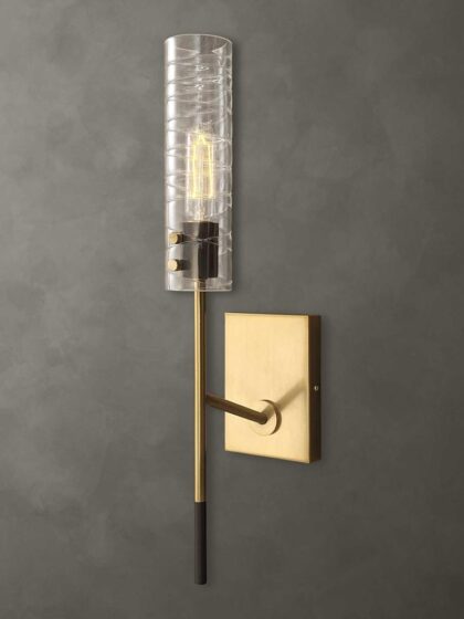 Uttermost Telesto 1 Light Brass Sconce
