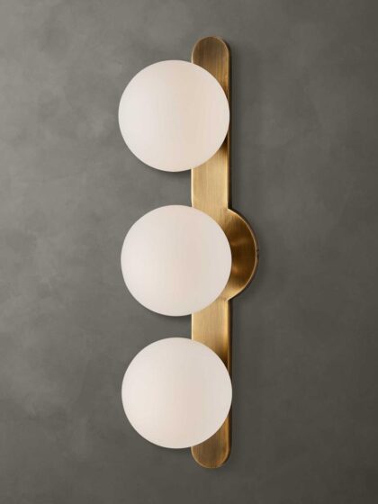 Uttermost Droplet Mid-Century 3 Light Sconce