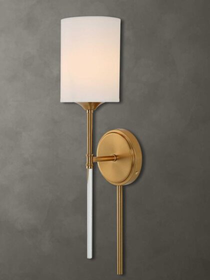 Uttermost Awyr 1 Light Brass Sconce