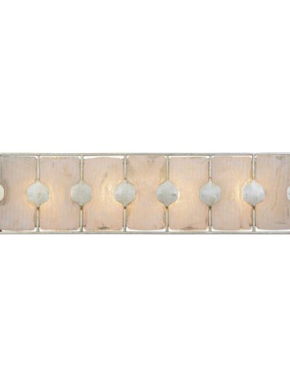 Uttermost Rene 4 Light Swirl Glass Vanity