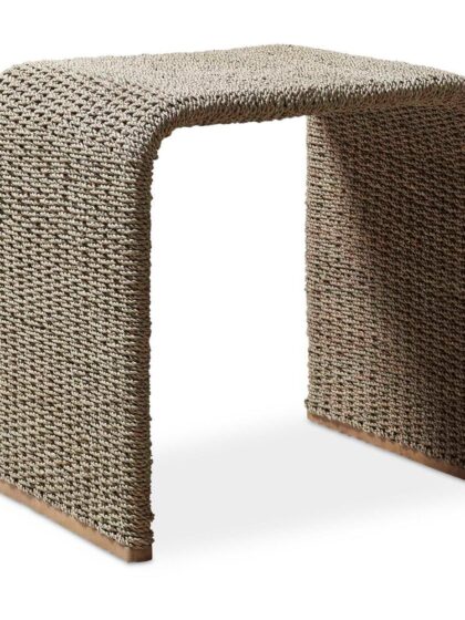 Uttermost Calabria Woven Seagrass End Table