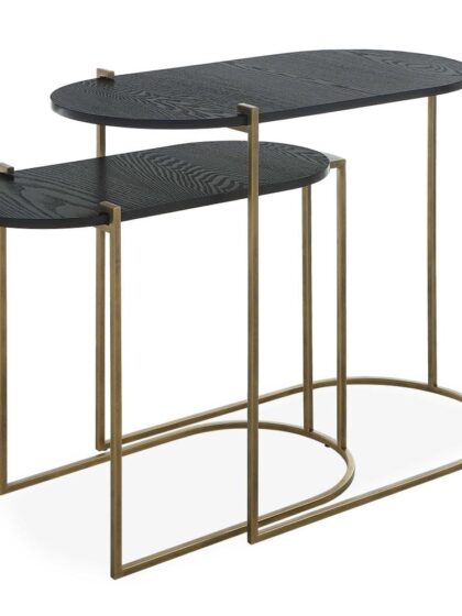 Uttermost Aztec Wood Nesting Tables Set/2