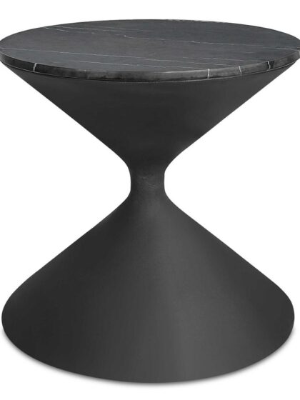 Uttermost Time's Up Hourglass Shaped Side Table