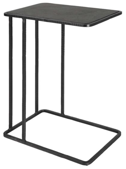 Uttermost Cavern Stone & Iron Accent Table