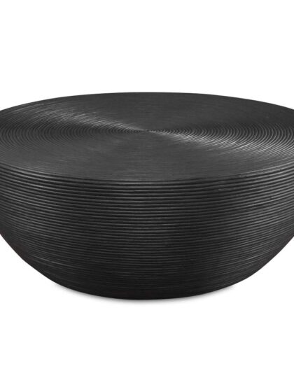 Uttermost Bongo Black Rattan Coffee Table