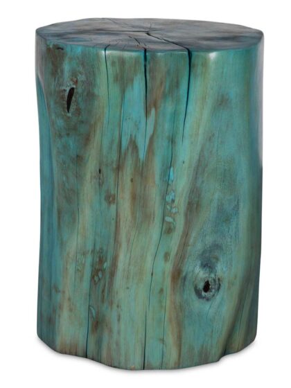 Uttermost Habitat Blue Accent Stool