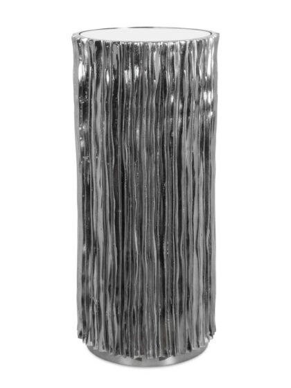 Uttermost Echo Modern Nickel Drink Table