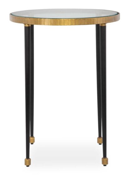 Uttermost Stiletto Antique Gold Side Table