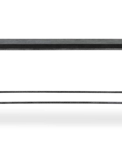 Uttermost Crescendo Black Concrete Console Table