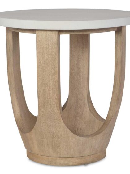 Uttermost Tatli Stone Top Side Table