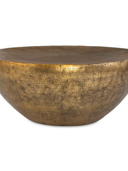 Uttermost Gilded Dome Gold Coffee Table