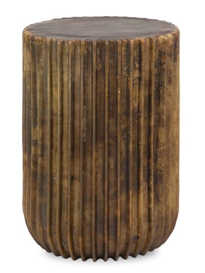 Uttermost Peaks And Valleys Gold Accent Table