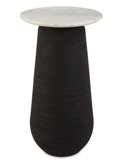 Uttermost Total Eclipse Marble Accent Table