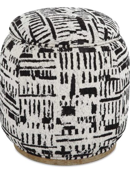 Uttermost Dialogue Poof Ottoman
