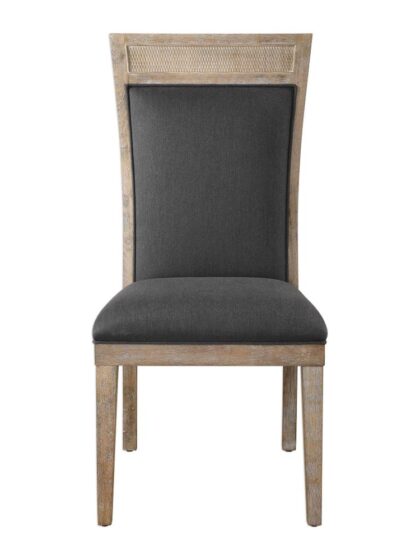 Uttermost Encore Dark Gray Armless Chair