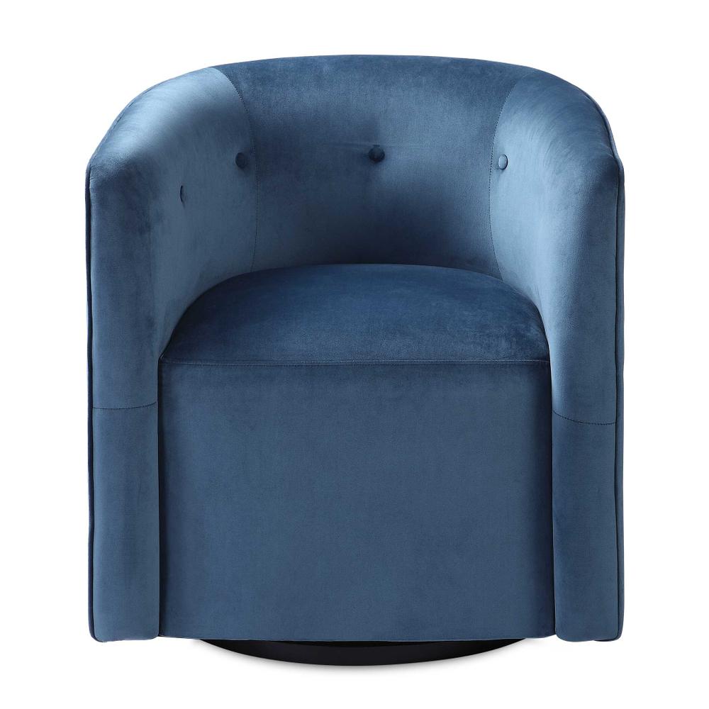 Uttermost Mallorie Blue Swivel Chair