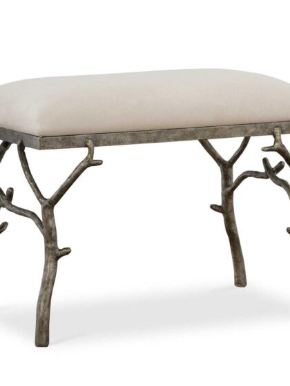 Uttermost Lismore Small Fabric Bench