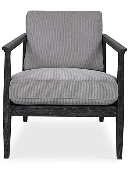 Uttermost Brunei Modern Gray Accent Chair