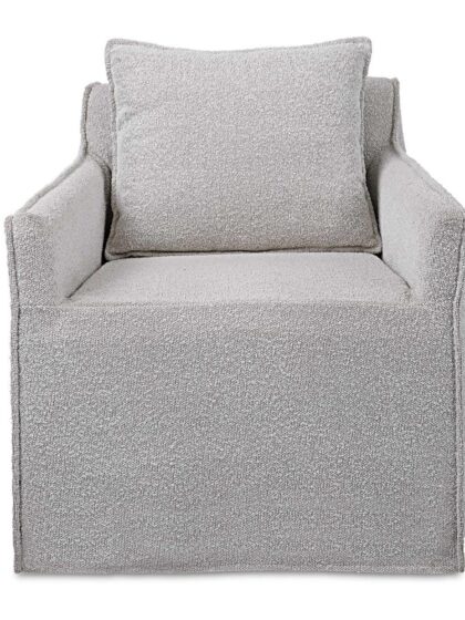 Uttermost Welland Gray Swivel Chair
