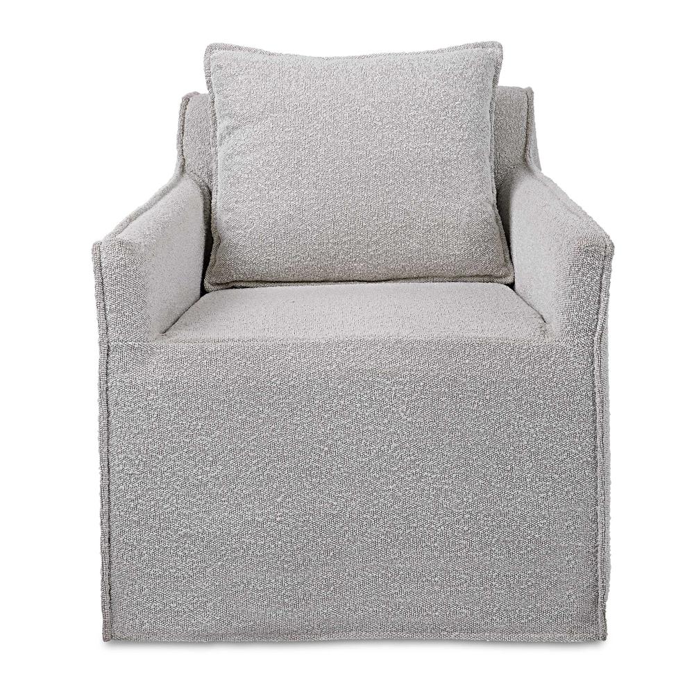 Uttermost Welland Gray Swivel Chair
