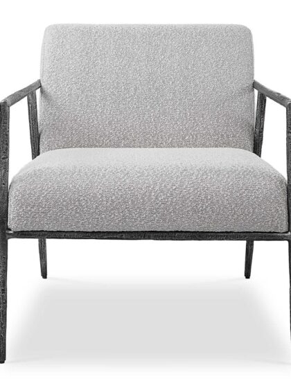 Uttermost Brisbane Light Gray Accent Chair