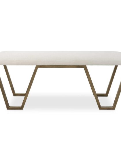 Uttermost Farrah Geometric Bench