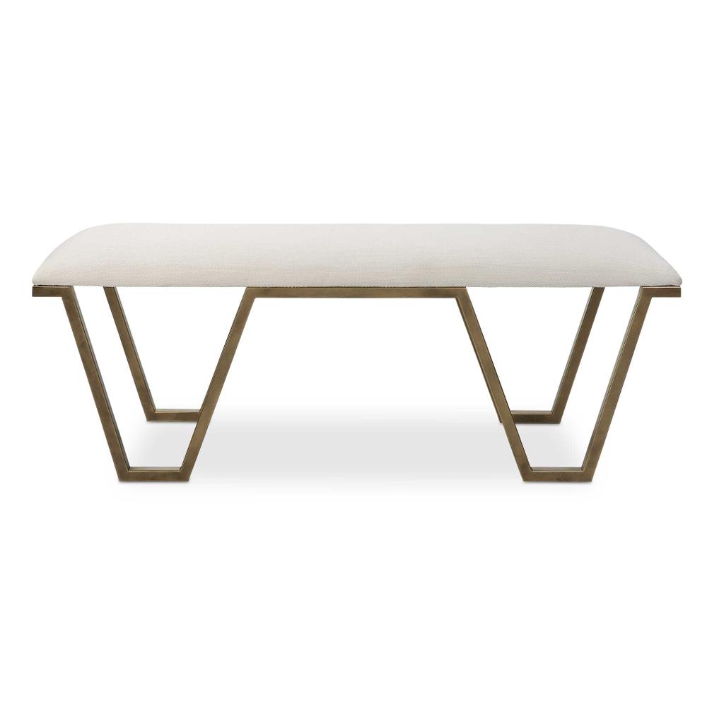 Uttermost Farrah Geometric Bench
