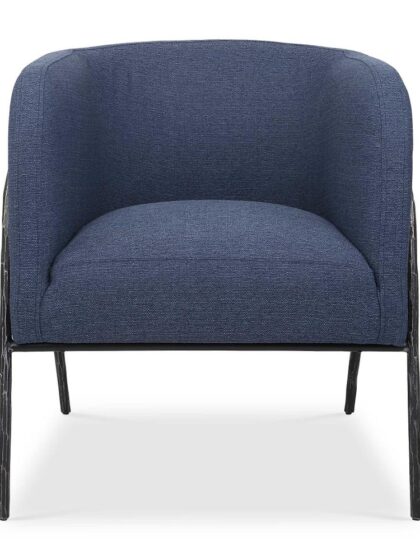 Uttermost Jacobsen Denim Barrel Chair